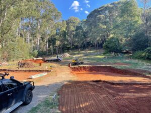 Site Cut and Excavation work for not - for - profit org